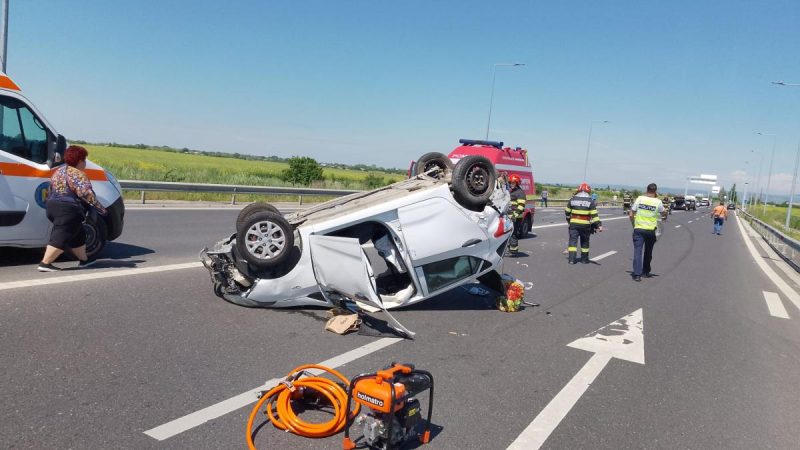Accident grav pe dn1d de la albesti paleologu a fost solicitat si elicopterul smurd